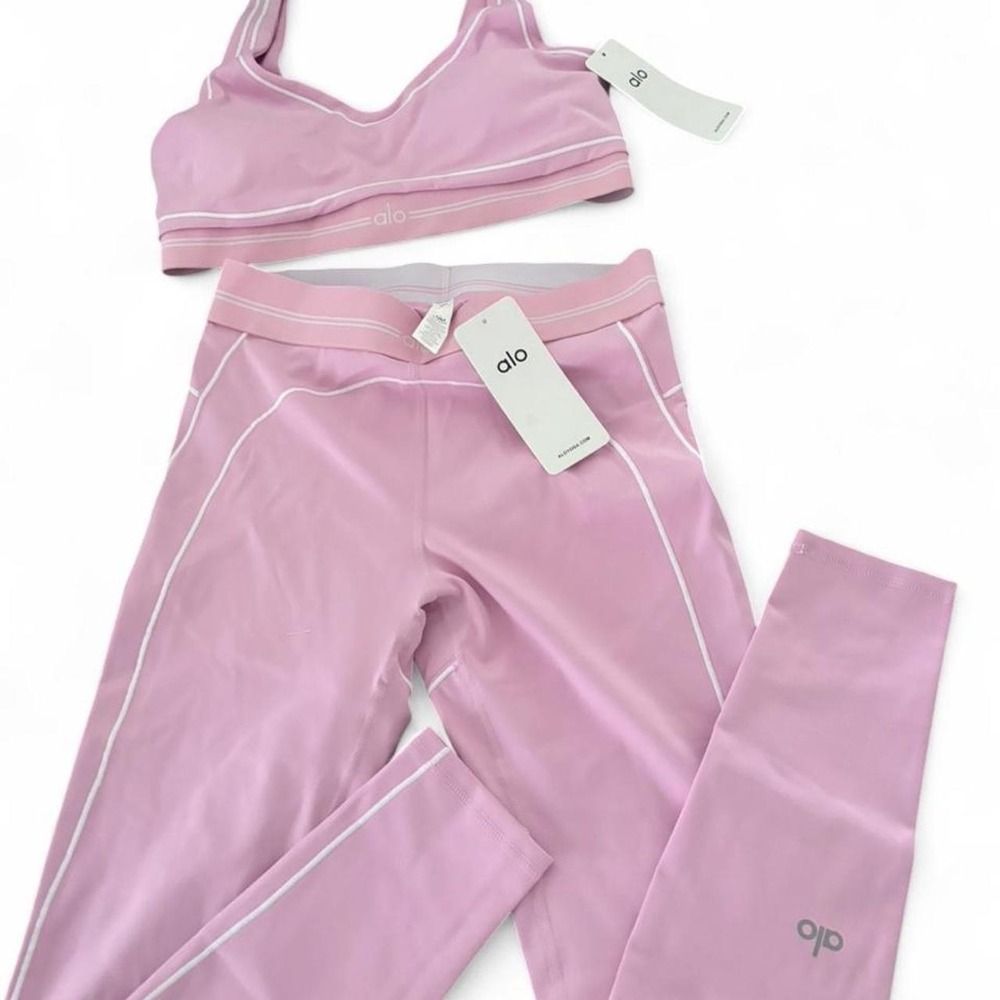 Alo Yoga Pink Matching Activewear Set – Size XL (NWT) - Picture 8 of 8